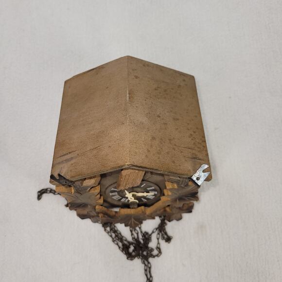 Vintage Cuckoo Clock Brown Clocks Swedish Clocks Time Black Forest - Picture 7 of 13